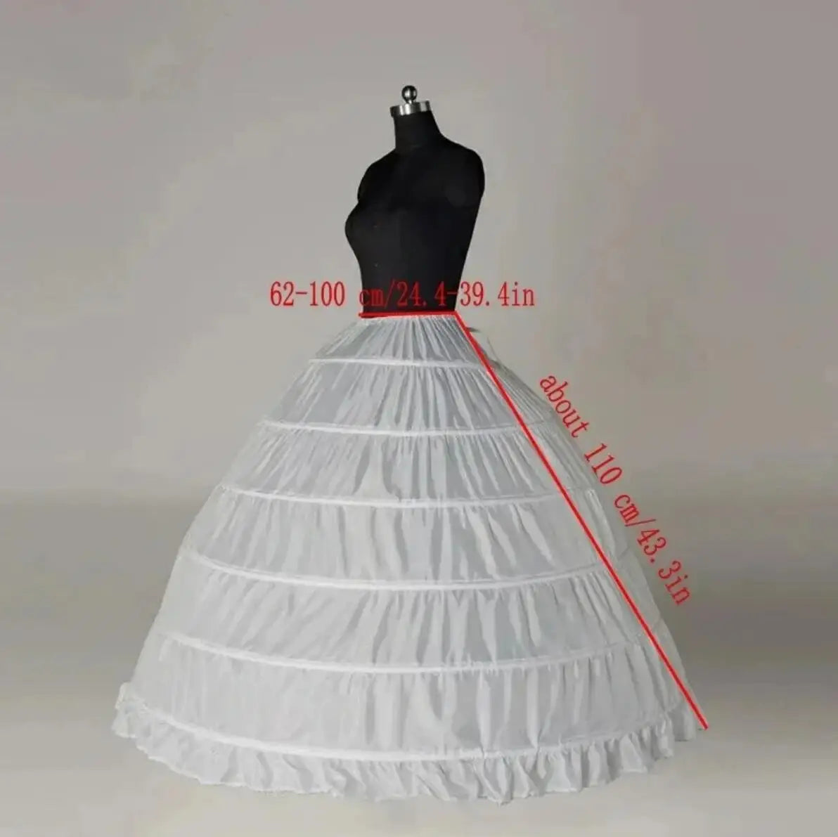 Petticoat Crinoline Slips Hoop Skirt Vintage Underskirt for Gown Dress Many Styles for Bridal Wedding - Dhavinci