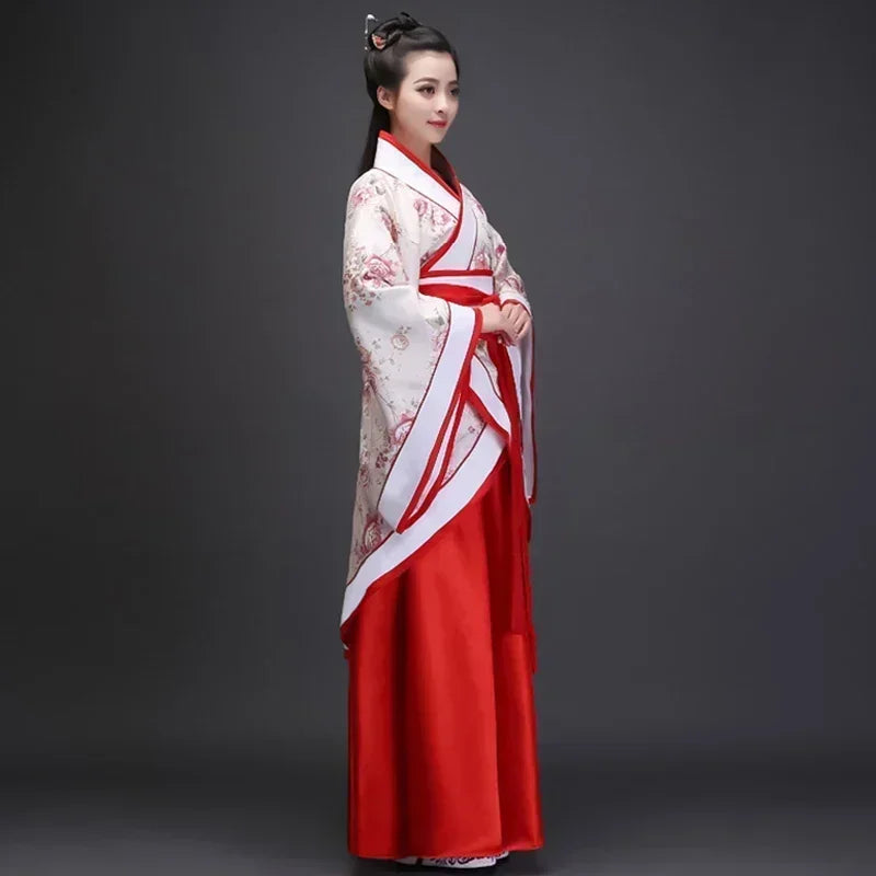 New Woman Stage Dance Dress Chinese Traditional Costumes New Year Adult Tang Suit Performance Hanfu Female Cheongsam - Dhavinci