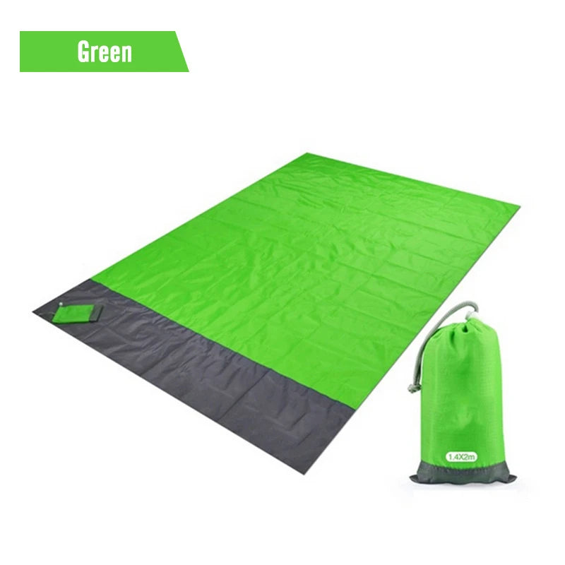 PACOONE Waterproof Beach Blanket Outdoor Portable Picnic Mat Camping Ground Mat Mattress Camping Camping Bed Sleeping Pad New - Dhavinci