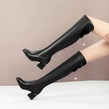 Sexy High Heel Over-the-Knee Boots for Women | Autumn Winter Bowknot Boots - Dhavinci