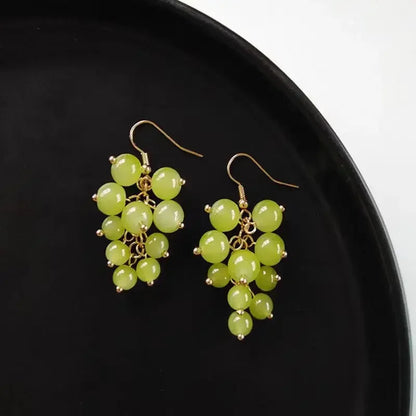 Fashion Grape Earrings | Cute Fruit Drop Dangle Hook Earrings