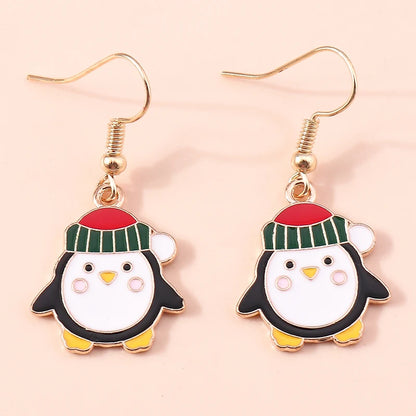 Christmas Drop Earrings | Santa, Tree & Deer Dangle Jewelry