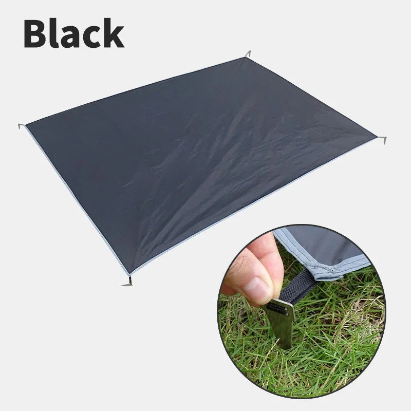 Waterproof Camping Mat with Pegs Tent Mattress Outdoor Picnic Blanket Ultralight  Large Portable Pocket Travel Mat Beach Mat - Dhavinci