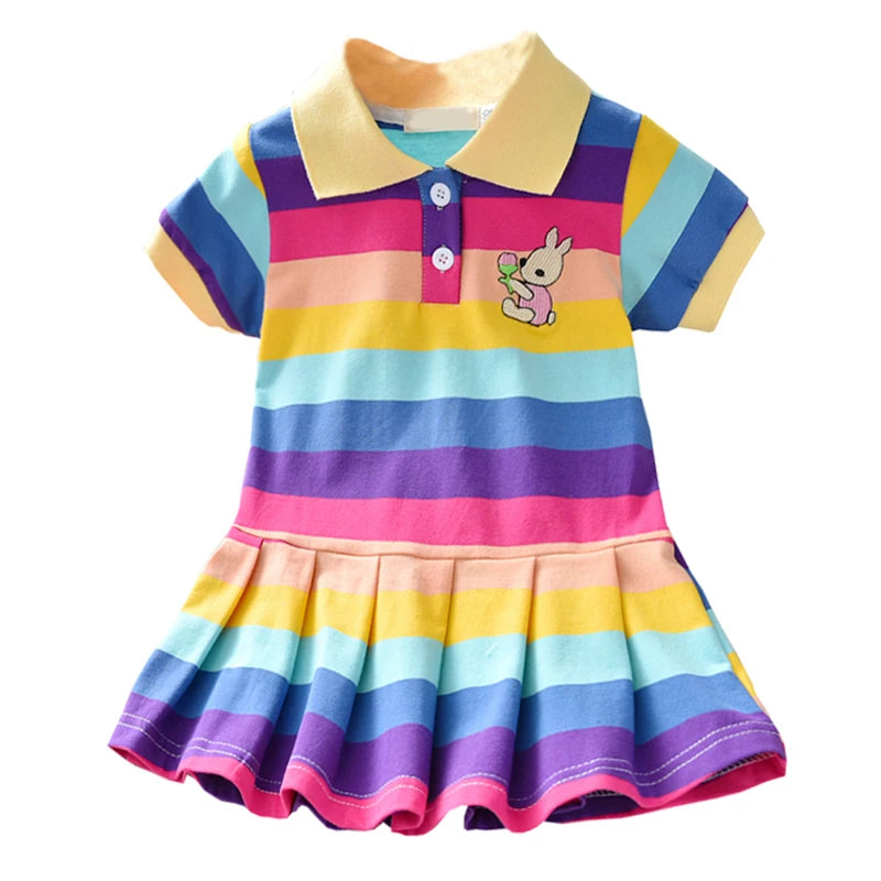 New Girls' Spring Summer Dress | Fashionable Toddler & Baby Clothing - Dhavinci