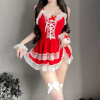 2024 Christmas Costume Set | Sexy Santa Claus Maid Cosplay