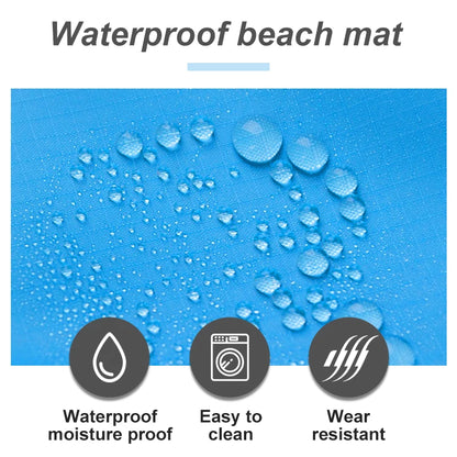 PACOONE Waterproof Beach Blanket Outdoor Portable Picnic Mat Camping Ground Mat Mattress Camping Camping Bed Sleeping Pad New - Dhavinci