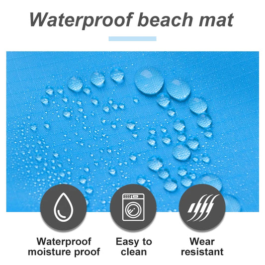 PACOONE Waterproof Beach Blanket Outdoor Portable Picnic Mat Camping Ground Mat Mattress Camping Camping Bed Sleeping Pad New - Dhavinci