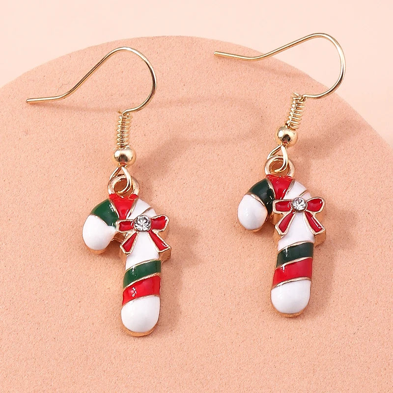 Christmas Drop Earrings | Santa, Tree & Deer Dangle Jewelry