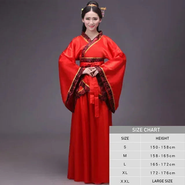 New Woman Stage Dance Dress Chinese Traditional Costumes New Year Adult Tang Suit Performance Hanfu Female Cheongsam - Dhavinci