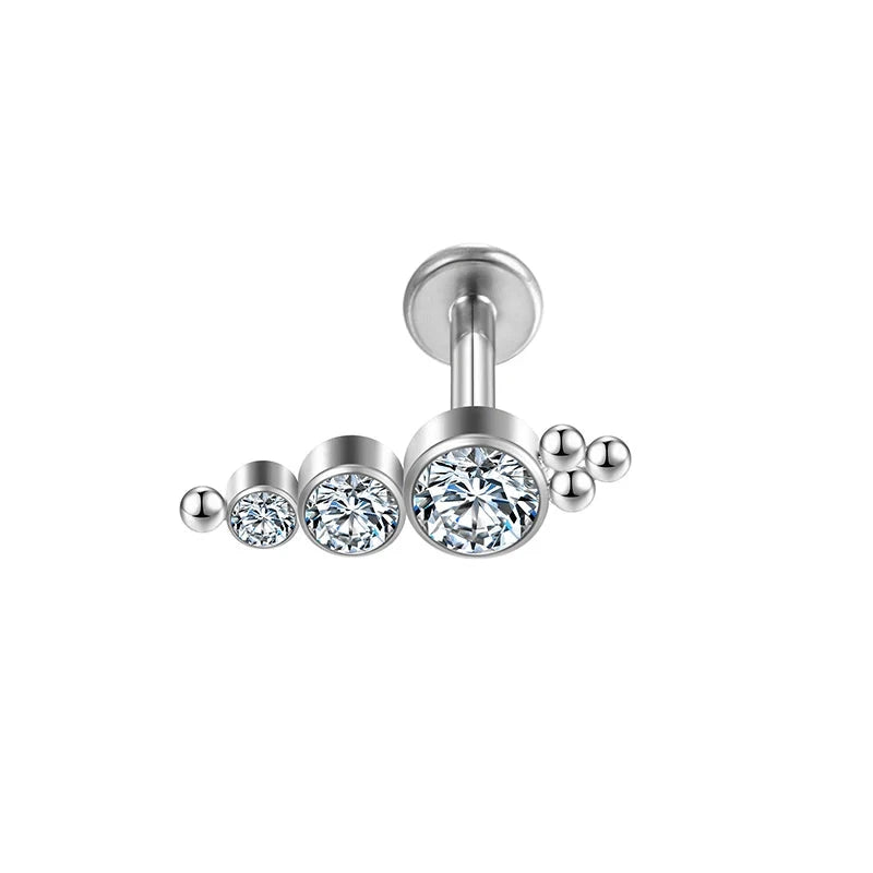 Titanium Body Piercings | Lip, Tragus & Septum Earrings for Women - Dhavinci