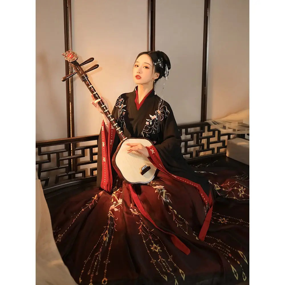 Chinese Traditional Hanfu Costume Woman Ancient Han Dynasty Dress Oriental Princess Dress Lady Elegance Tang Dynasty Dance Wear - Dhavinci