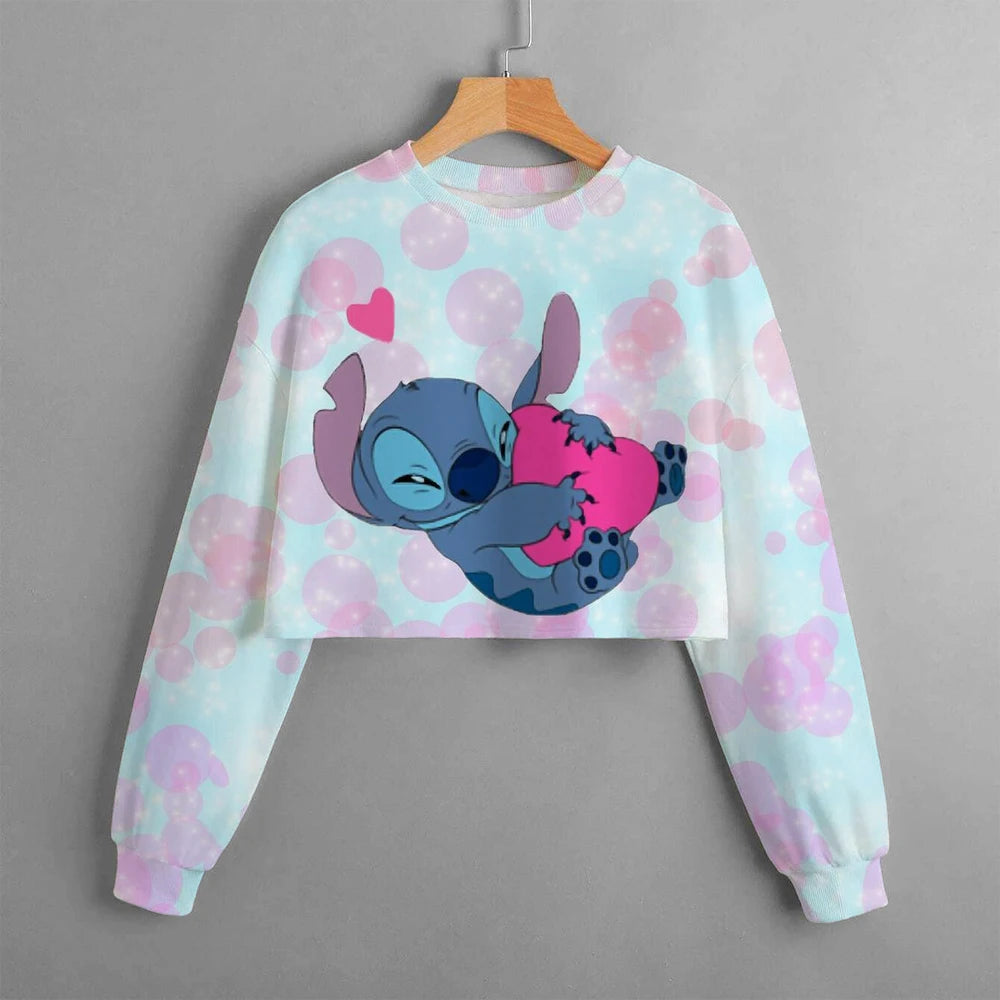 Disney Lilo & Stitch Hoodie for Kids | Cartoon Anime Print Sweater - Dhavinci