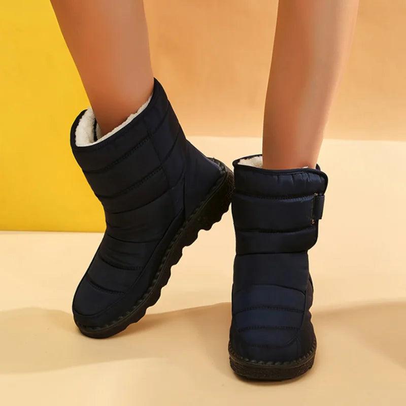 Thicken Plush Snow Boots - Waterproof Winter Boots for Women - Dhavinci