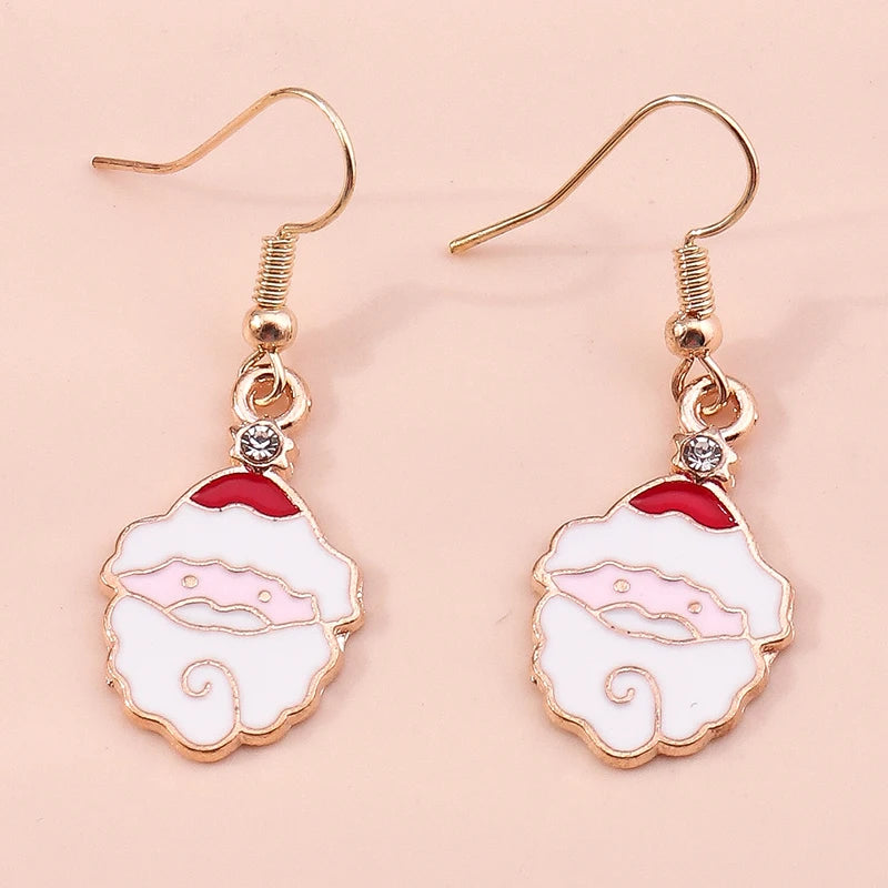 Christmas Drop Earrings | Santa, Tree & Deer Dangle Jewelry