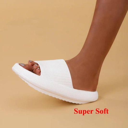 Women’s Cloud Slippers - EVA Soft Platform Pillow Slides - Dhavinci