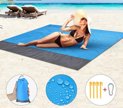 PACOONE Waterproof Beach Blanket Outdoor Portable Picnic Mat Camping Ground Mat Mattress Camping Camping Bed Sleeping Pad New - Dhavinci