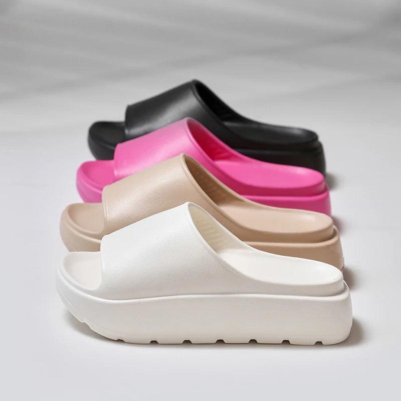 Chunky Platform Slippers for Women | Non-Slip Summer Sandals - Dhavinci