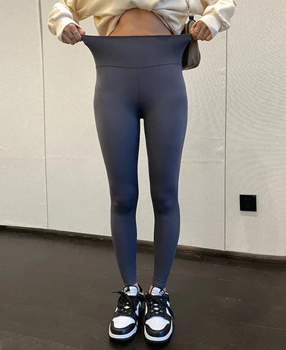 Slim Fit High-Waist Shark Leggings for Women | Spring Sports Fitness Pants - Dhavinci