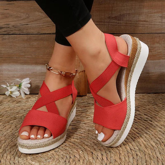 Summer Wedge Sandals - Non-Slip Platform Gladiator Shoes - Dhavinci