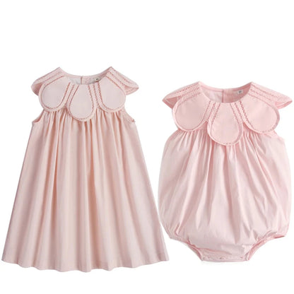 Girls' Cute Summer Dress | Toddler Sleeveless Cotton Outfit - Dhavinci