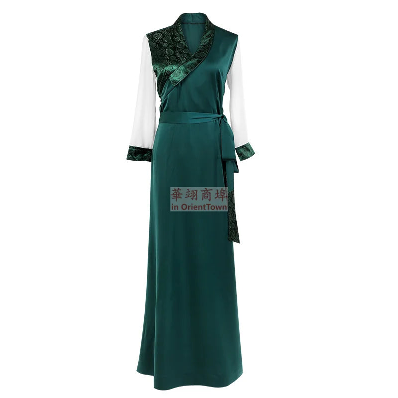 Tibet Trend Dress Daily Wear Clothing Chinese Minority Nationality Style Traditional Costume Oriental Ethnic Femmes Robe Girl - Dhavinci