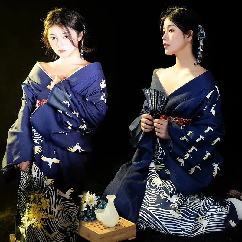 Women’s Japanese Kimono | Cosplay Cardigan & Yukata Beach Wear - Dhavinci