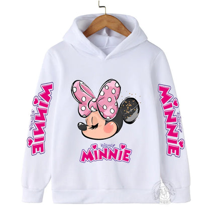 Kids’ Minnie Hoodie | Warm Boys & Girls Top 3-14Y - Dhavinci