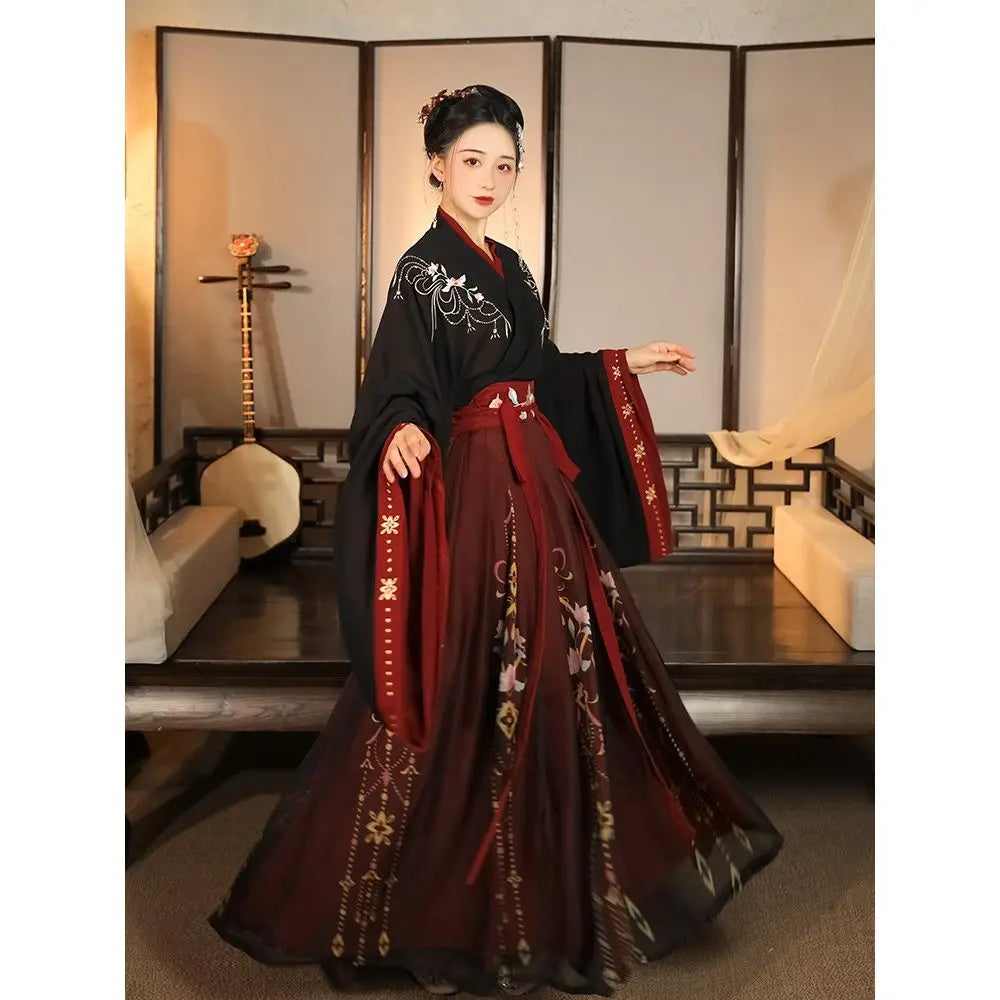 Chinese Traditional Hanfu Costume Woman Ancient Han Dynasty Dress Oriental Princess Dress Lady Elegance Tang Dynasty Dance Wear - Dhavinci