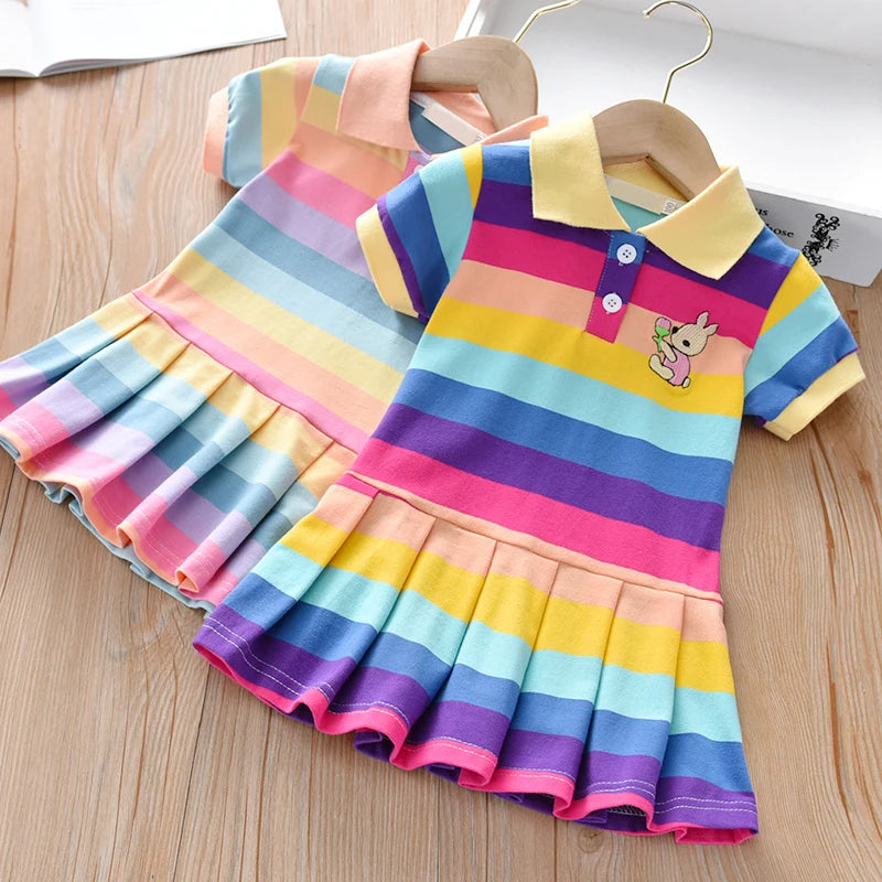 New Girls' Spring Summer Dress | Fashionable Toddler & Baby Clothing - Dhavinci