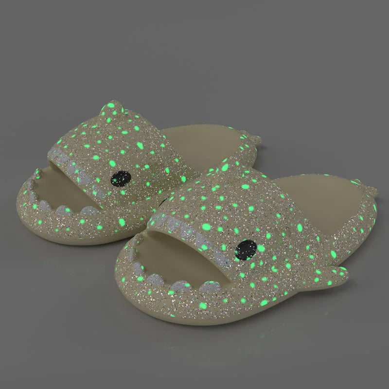 Luminous Shark Slippers for Women & Men | Non-Slip EVA Sandals - Dhavinci