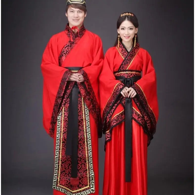 Long Sleeves Hanfu Long Dress Patchwork Ancient Style Chinese Traditional Costumes Performance Skirt Cheongsam Chinese Tang Suit - Dhavinci