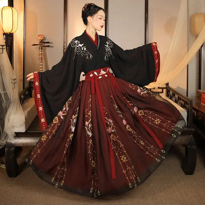 Chinese Traditional Hanfu Costume Woman Ancient Han Dynasty Dress Oriental Princess Dress Lady Elegance Tang Dynasty Dance Wear - Dhavinci