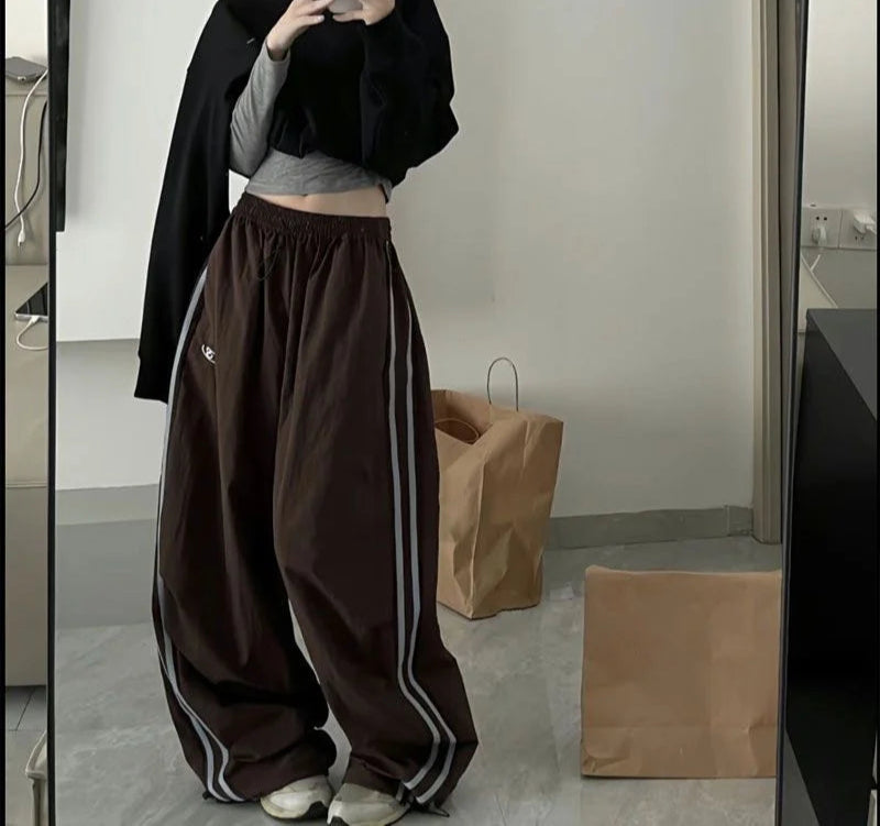 Y2K Vintage Loose Pants | Women’s Oversized Hip-Hop Cargo