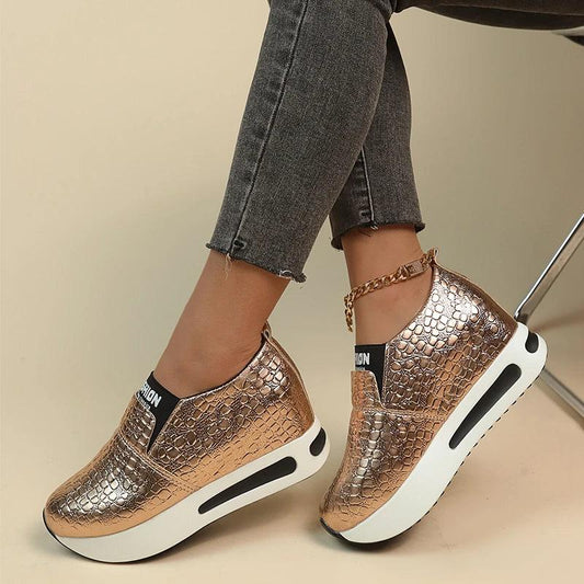 Hidden Heel Sneakers for Women - Spring Chunky Platform - Dhavinci