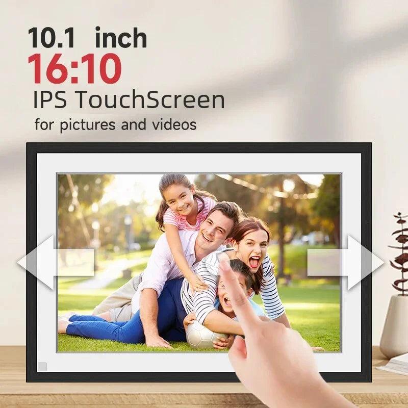 Frameo 10.1 Inch WiFi Digital Picture Frame | HD Cloud Smart Photo Frame - Dhavinci