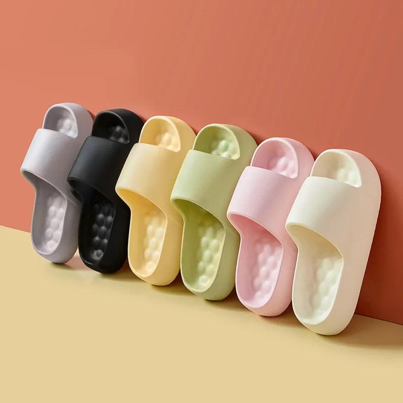 Lightweight Cloud Slippers for Women - Soft Platform Indoor Slides - Dhavinci