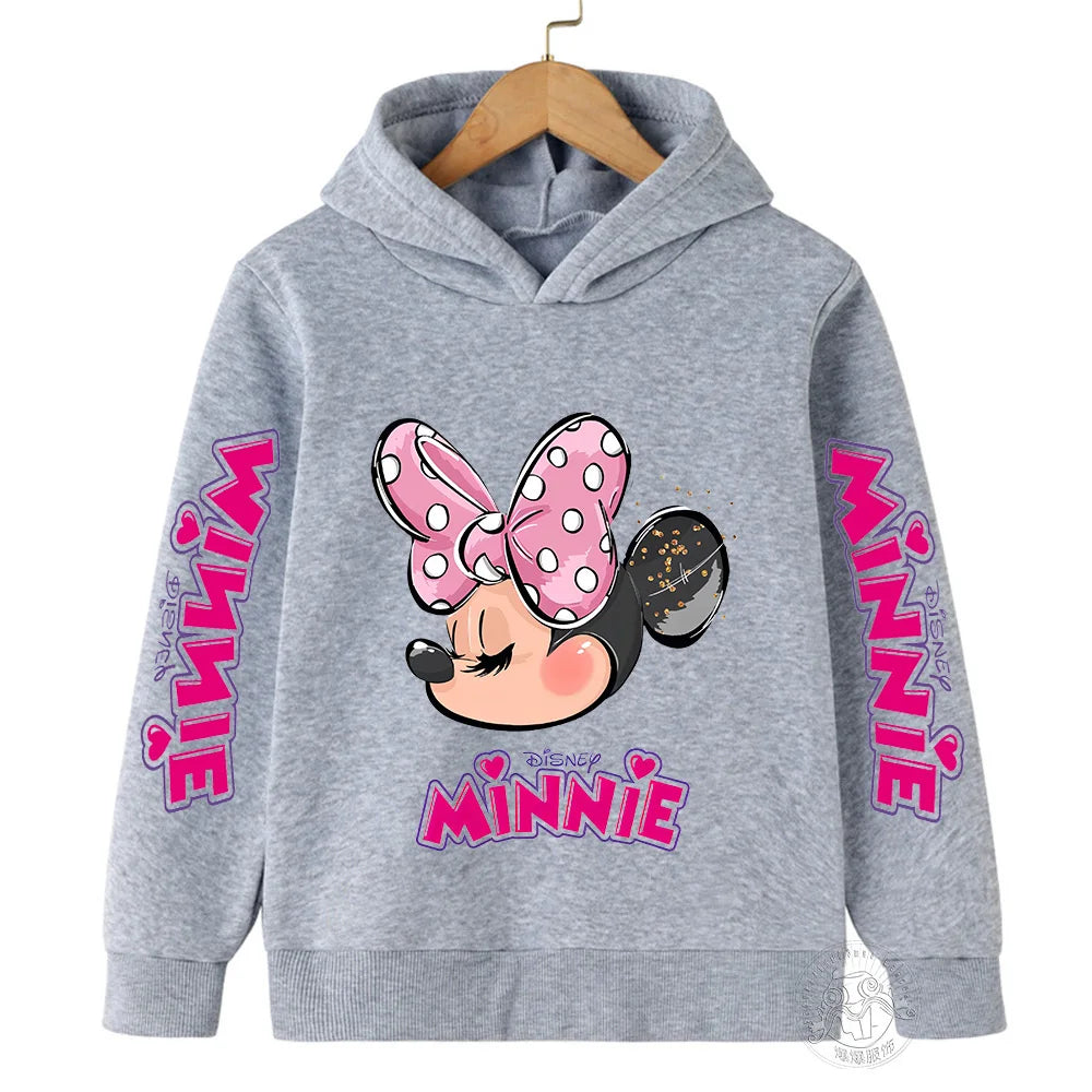 Kids’ Minnie Hoodie | Warm Boys & Girls Top 3-14Y - Dhavinci