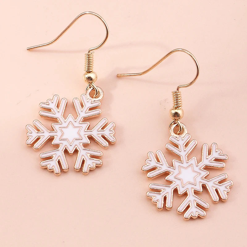 Christmas Drop Earrings | Santa, Tree & Deer Dangle Jewelry