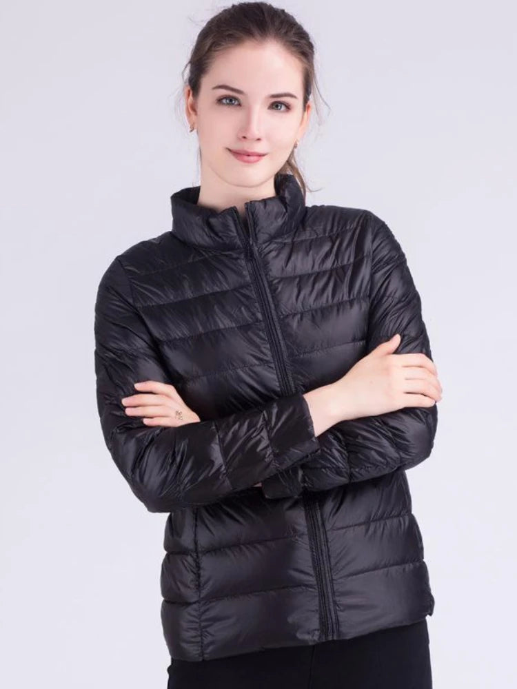 Ultra Light Duck Down Jacket | Slim Warm Candy Color Coat