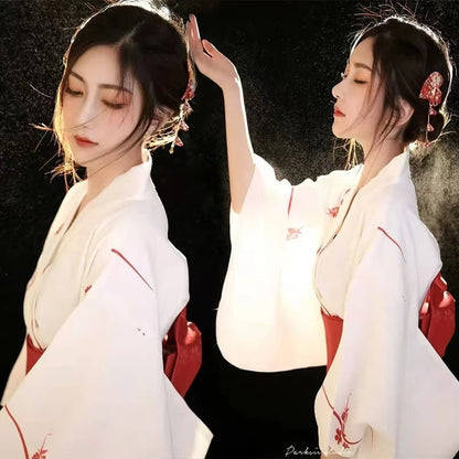 Women’s Japanese Kimono | Cosplay Cardigan & Yukata Beach Wear - Dhavinci