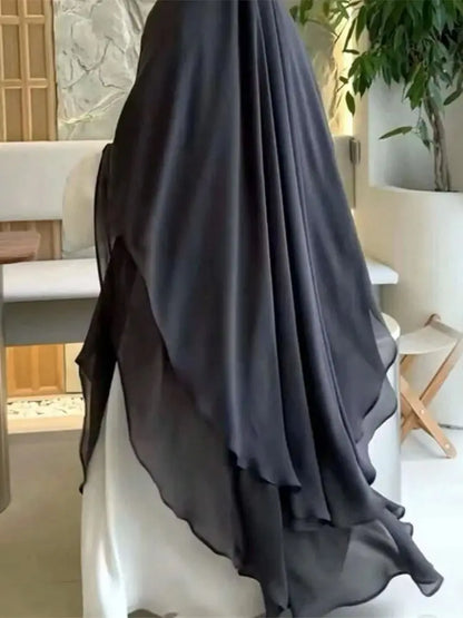 Ramadan Khimar Abaya Saudi Arabia Turkey Islam Muslim Hijab Dress Prayer Clothes Abayas For Women Kebaya Robe Femme Musulmane - Dhavinci