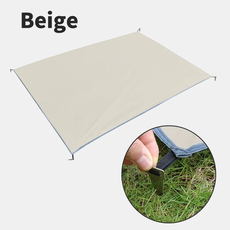 Waterproof Camping Mat with Pegs Tent Mattress Outdoor Picnic Blanket Ultralight  Large Portable Pocket Travel Mat Beach Mat - Dhavinci