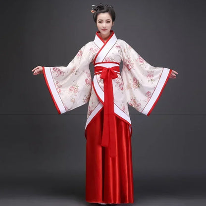 New Woman Stage Dance Dress Chinese Traditional Costumes New Year Adult Tang Suit Performance Hanfu Female Cheongsam - Dhavinci