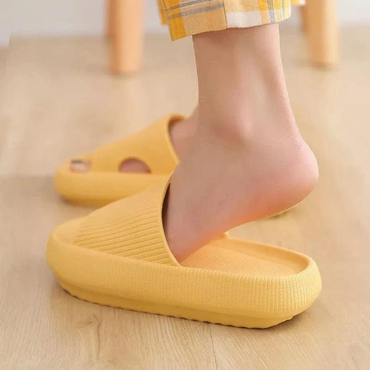 Thick Platform Home Slippers | Non-Slip Bathroom Sandals for Couples - Dhavinci