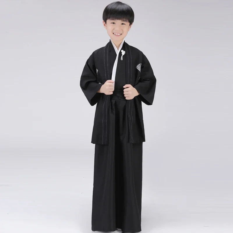 Japones Kimono Man Japanese Traditional Dress Yukata Stage Dance Costume Hombres Quimono Men Samurai Clothing National Robe - Dhavinci