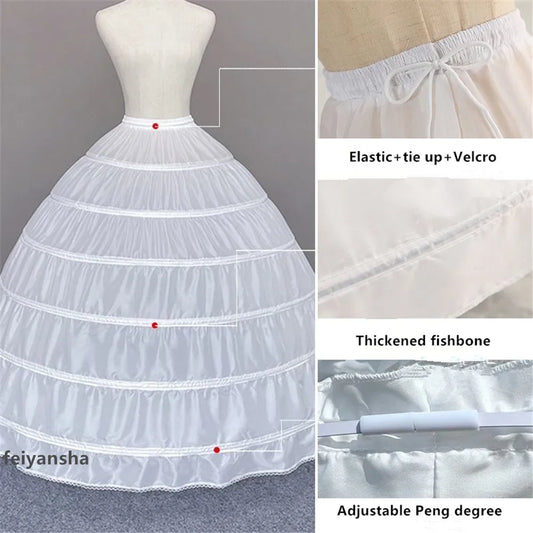 Petticoat Crinoline Slips Hoop Skirt Vintage Underskirt For Gown Dress Many Styles for Bridal Wedding - Dhavinci