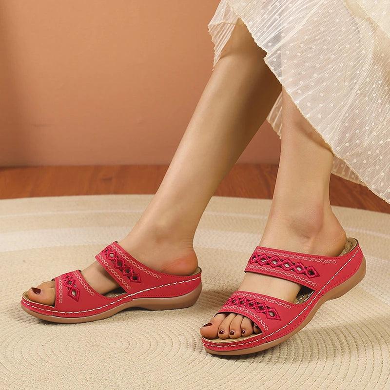 Soft Platform Slippers for Women | Non-Slip Summer Slides - Dhavinci