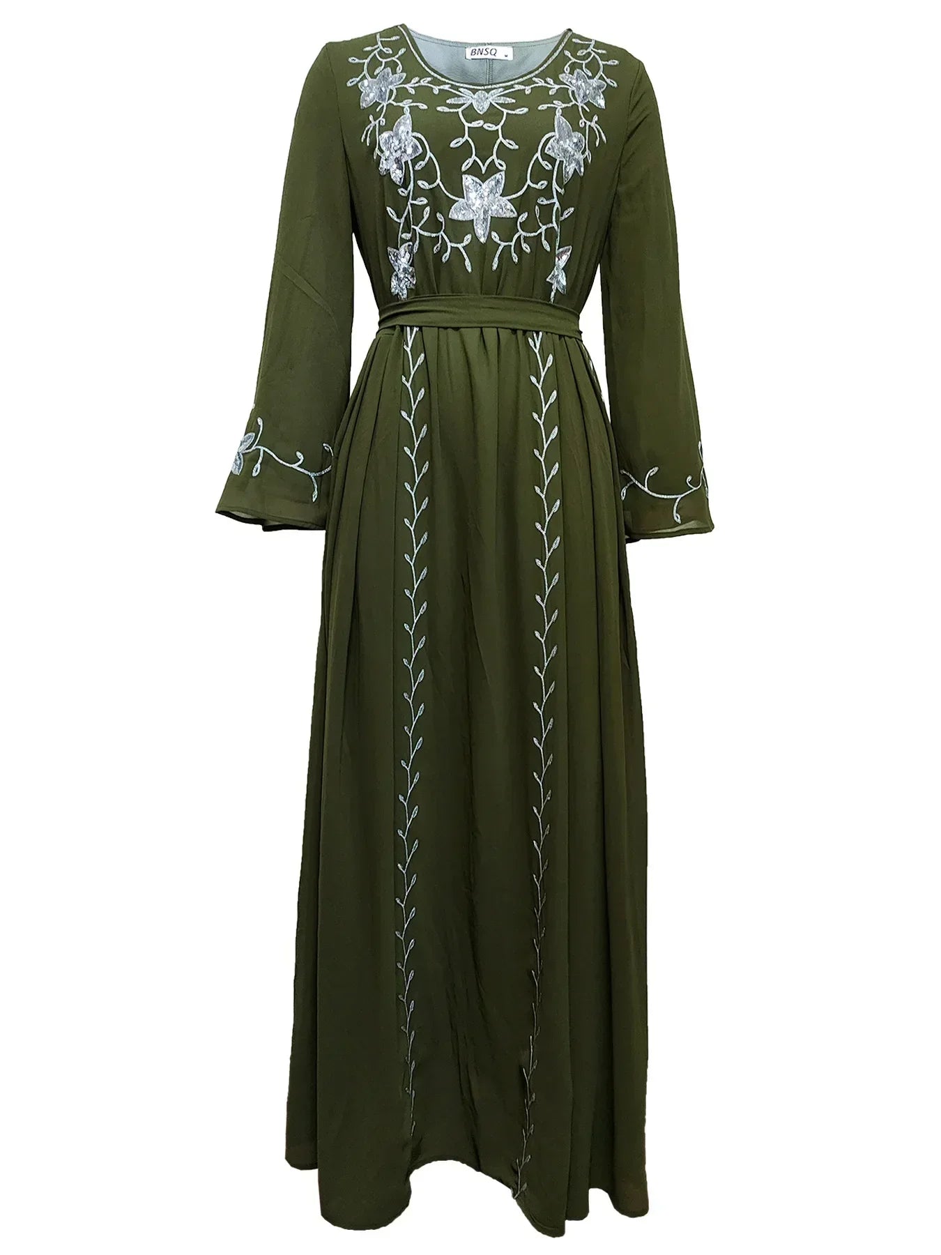 Eid Muslim Abaya for Women | Embroidered Party Dresses & Kaftan - Dhavinci