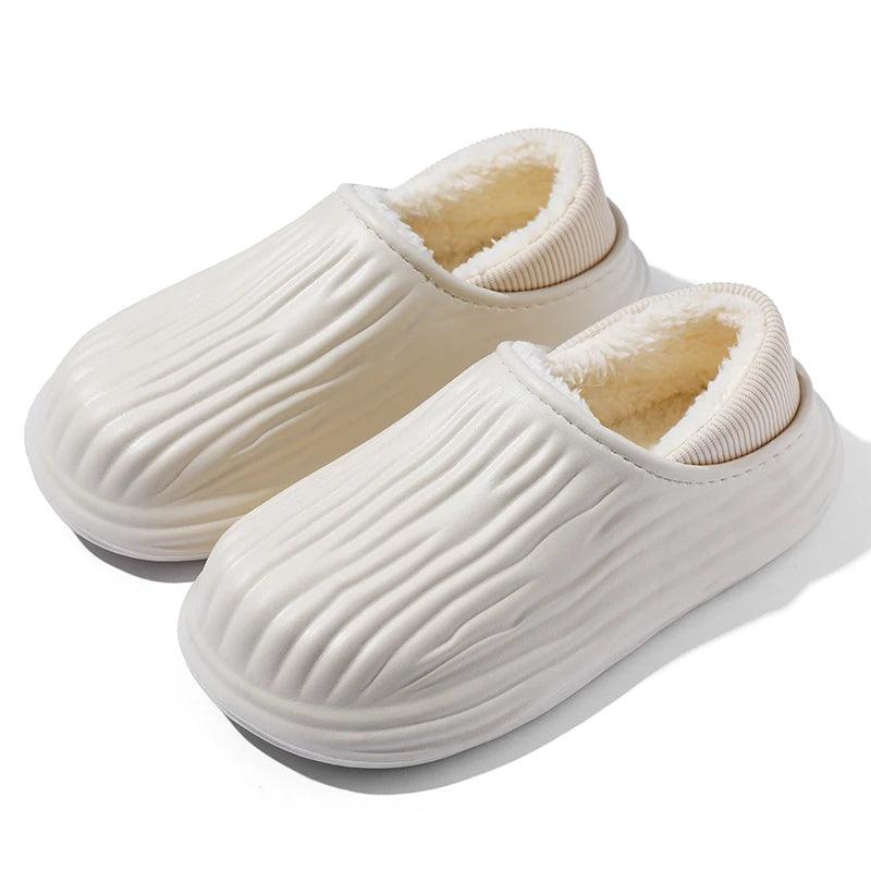 Winter Warm Women Slippers | Non-Slip Plush Flats & Platform House Slides - Dhavinci