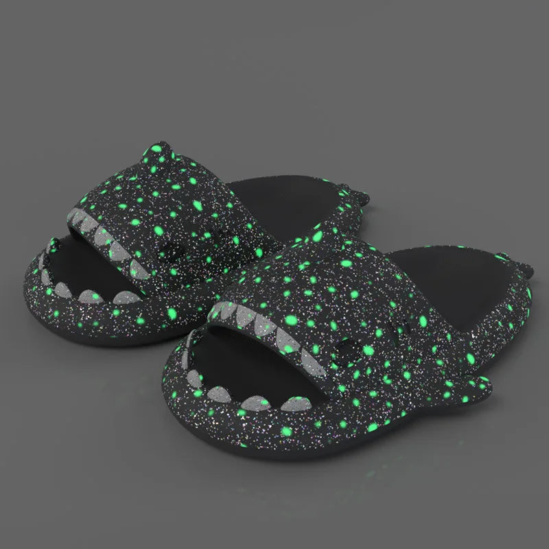 Luminous Shark Slippers for Women & Men | Non-Slip EVA Sandals - Dhavinci